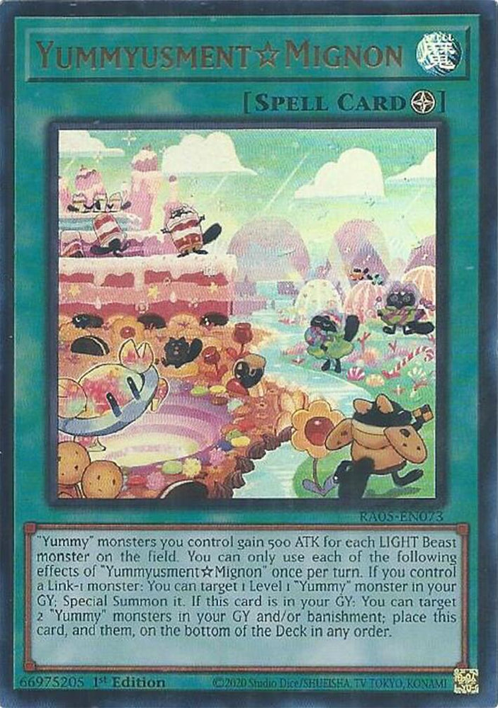 YummyusmentAcroquey (Ultra Rare) [RA05-EN073] Ultra Rare Yu-Gi-Oh!