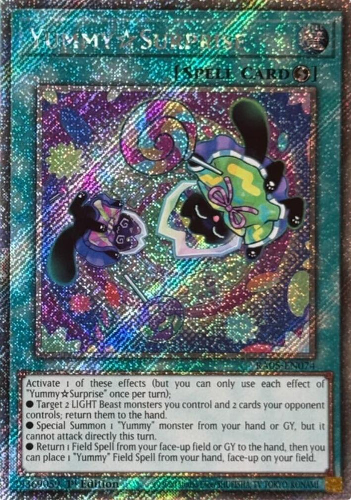 YummySurprise (Platinum Secret Rare) [RA05-EN074] Platinum Secret Rare Yu-Gi-Oh!