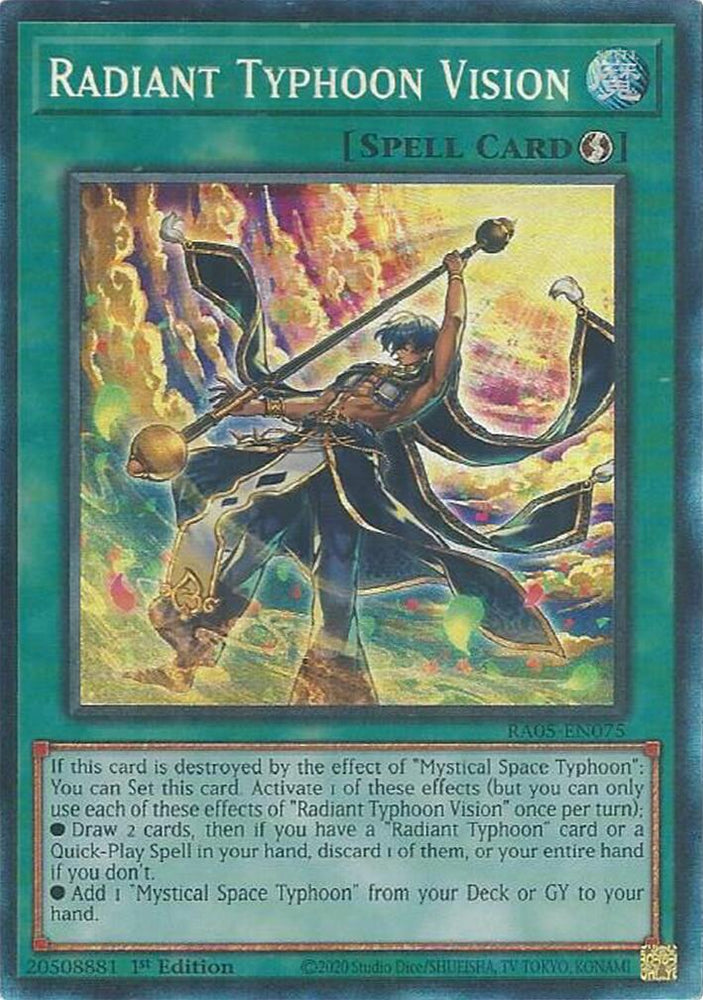 Radiant Typhoon Vision (Collector's Rare) [RA05-EN075] Collector's Rare Yu-Gi-Oh!