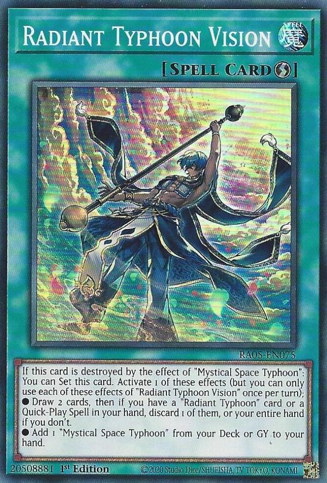 Radiant Typhoon Vision [RA05-EN075] Super Rare Yu-Gi-Oh!