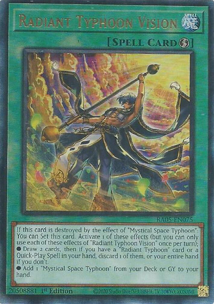 Radiant Typhoon Vision (Ultimate Rare) [RA05-EN075] Ultimate Rare Yu-Gi-Oh!