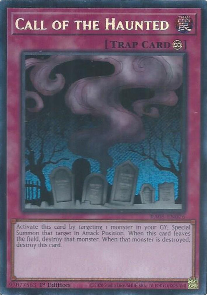 Call of the Haunted (Secret Rare) [RA05-EN076] Secret Rare Yu-Gi-Oh!