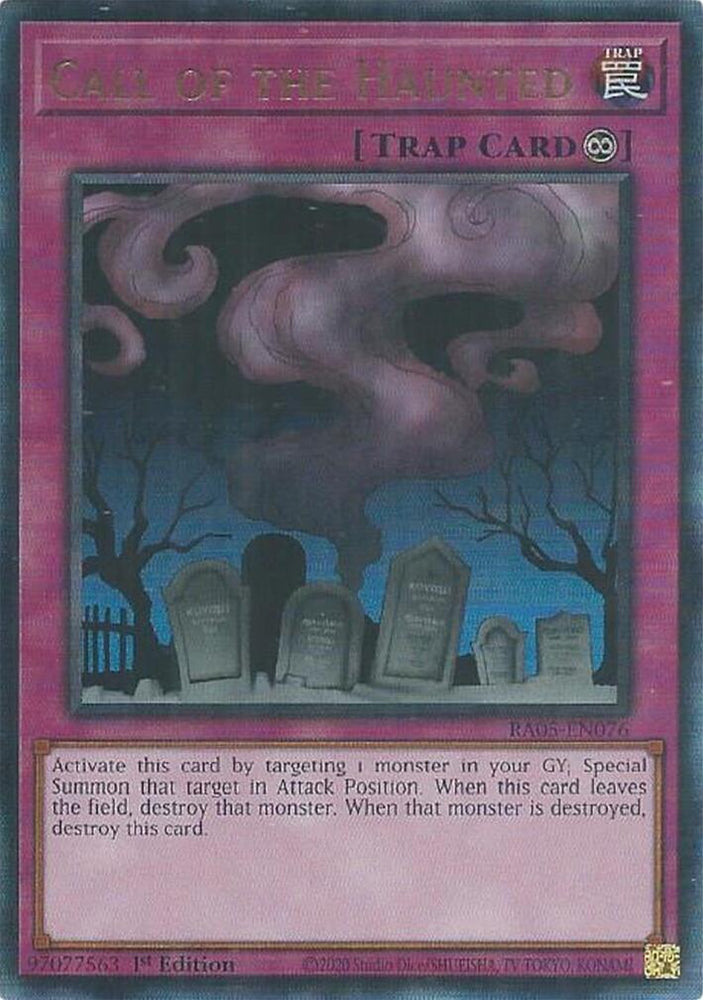 Call of the Haunted (Ultimate Rare) [RA05-EN076] Ultimate Rare Yu-Gi-Oh!