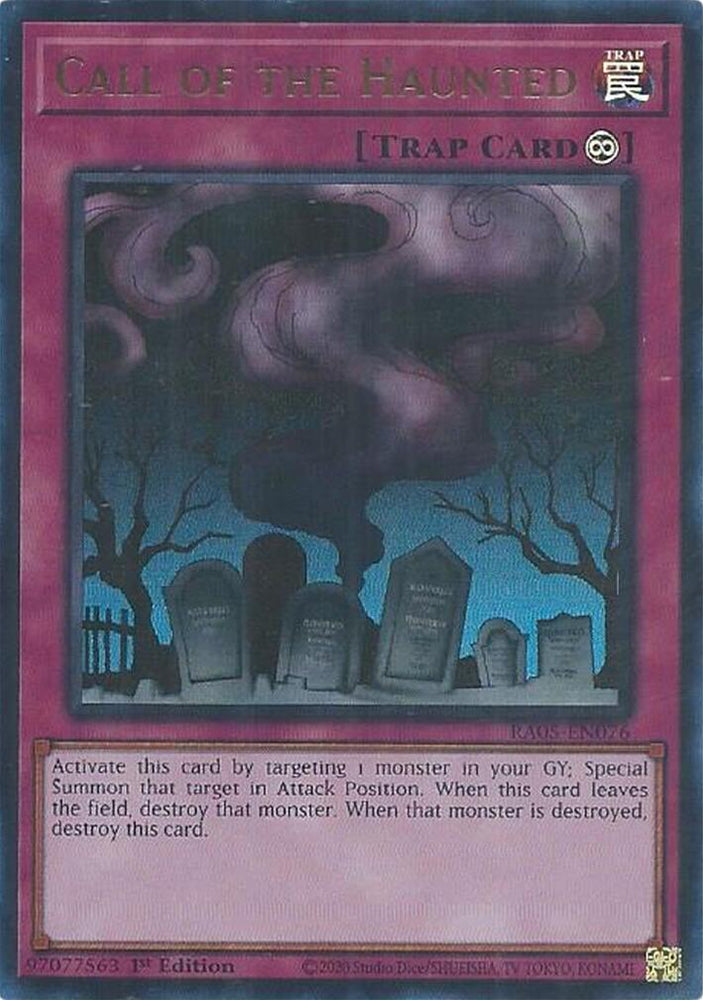 Call of the Haunted (Ultra Rare) [RA05-EN076] Ultra Rare Yu-Gi-Oh!