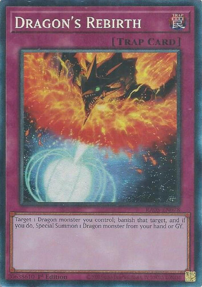 Dragon's Rebirth (Collector's Rare) [RA05-EN078] Collector's Rare Yu-Gi-Oh!