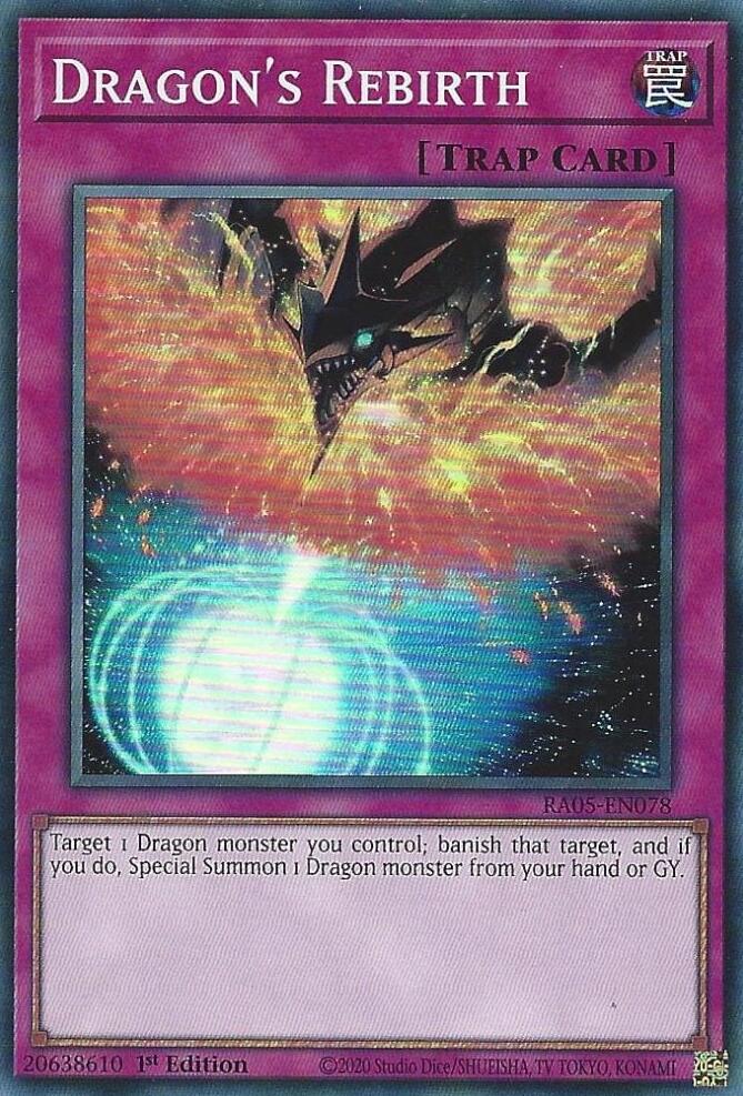 Dragon's Rebirth [RA05-EN078] Super Rare Yu-Gi-Oh!