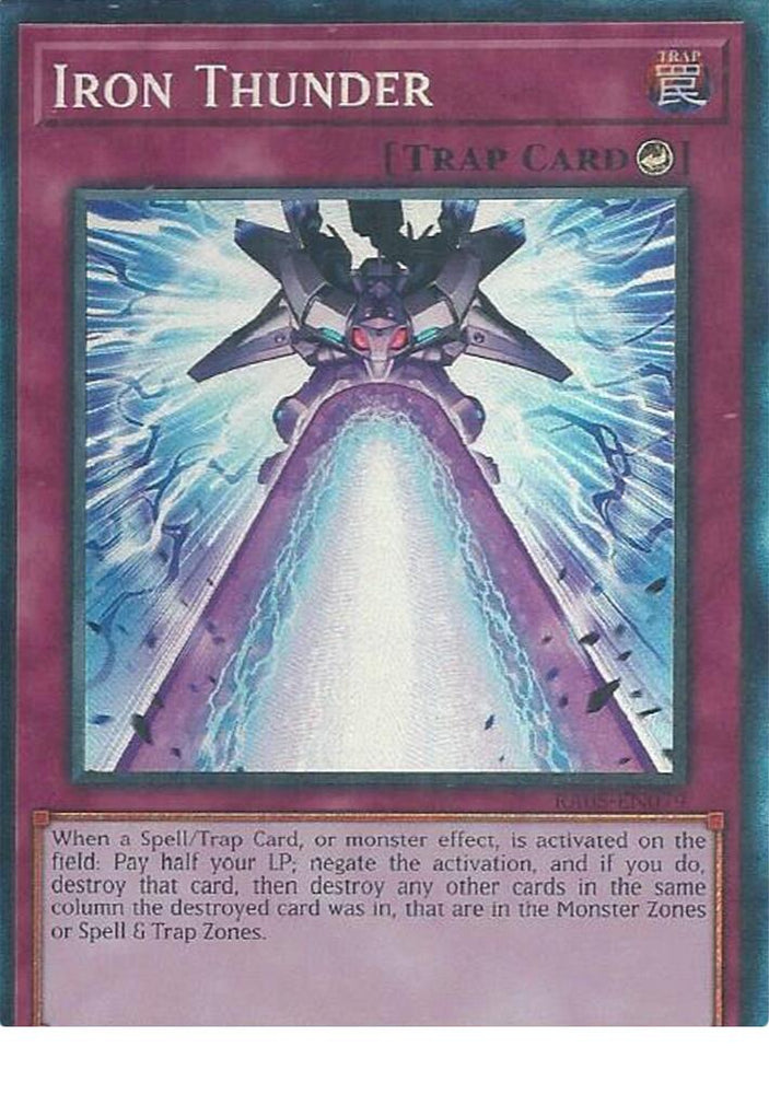 Iron Thunder (Collector's Rare) [RA05-EN079] Collector's Rare Yu-Gi-Oh!