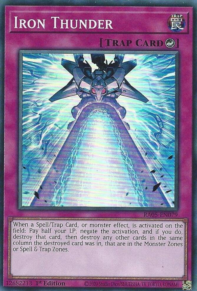 Iron Thunder [RA05-EN079] Super Rare Yu-Gi-Oh!