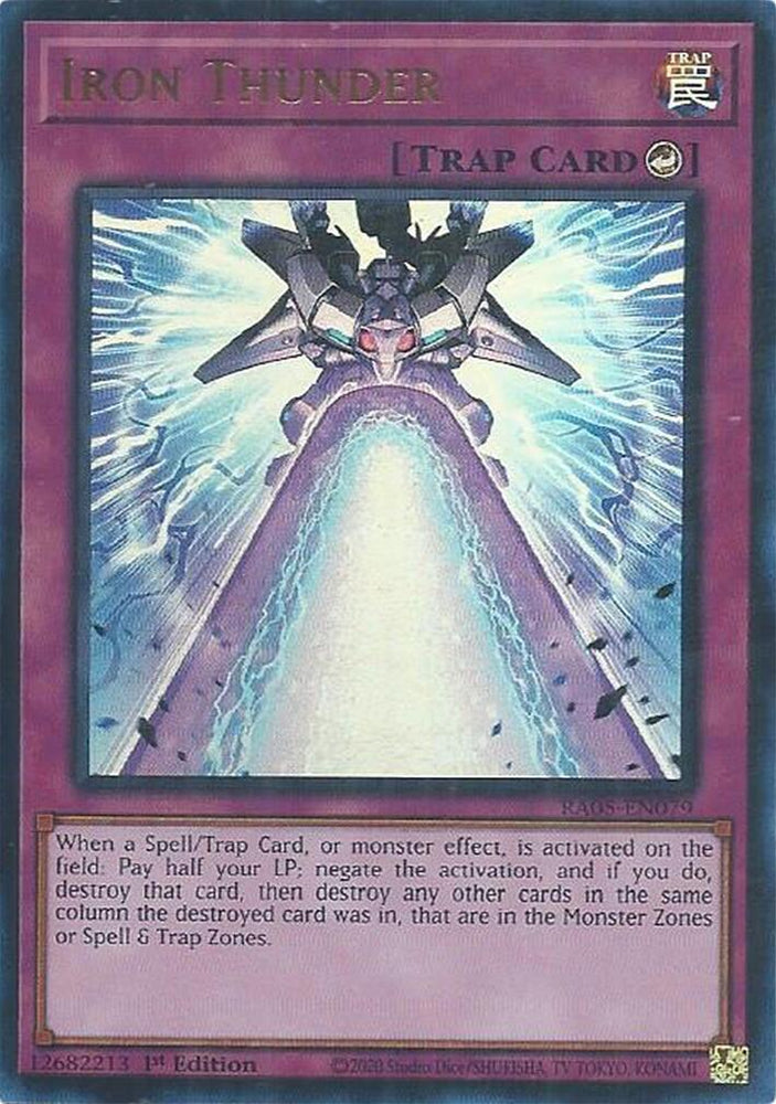Iron Thunder (Ultra Rare) [RA05-EN079] Ultra Rare Yu-Gi-Oh!