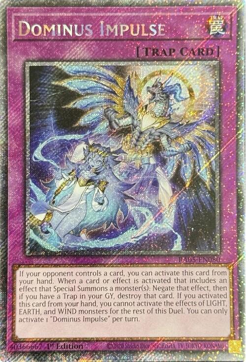 Dominus Impulse (Platinum Secret Rare) [RA05-EN080] Platinum Secret Rare Yu-Gi-Oh!