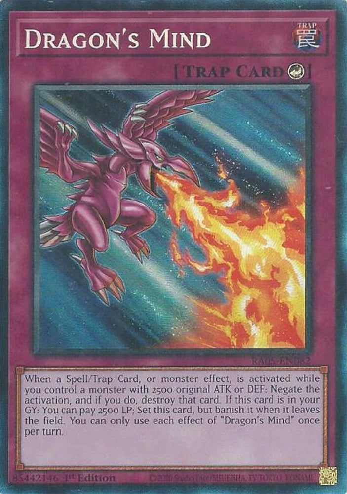 Dragon's Mind (Collector's Rare) [RA05-EN082] Collector's Rare Yu-Gi-Oh!