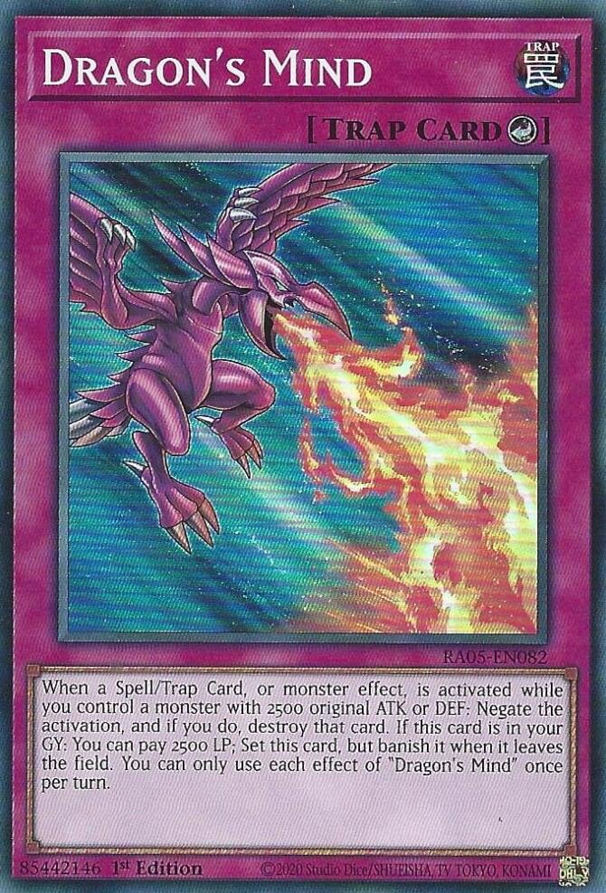 Dragon's Mind [RA05-EN082] Super Rare Yu-Gi-Oh!