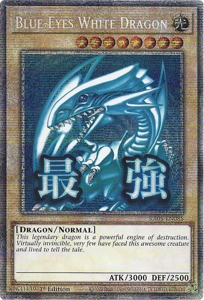 Blue-Eyes White Dragon (Starlight Rare) [RA05-EN085] Starlight Rare Yu-Gi-Oh!