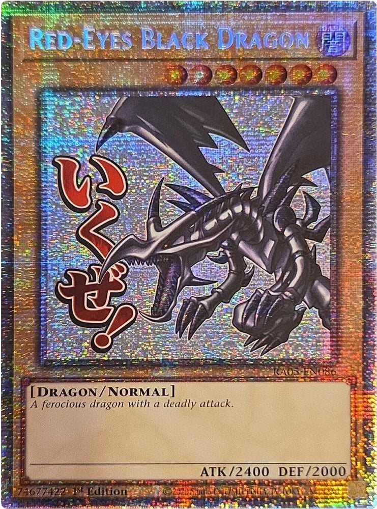 Red-Eyes Black Dragon (Starlight Rare) [RA05-EN086] Starlight Rare Yu-Gi-Oh!