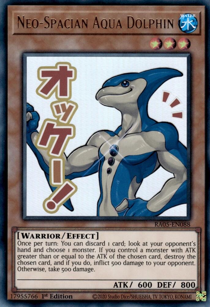 Neo-Spacian Aqua Dolphin [RA05-EN088] Ultra Rare Yu-Gi-Oh!