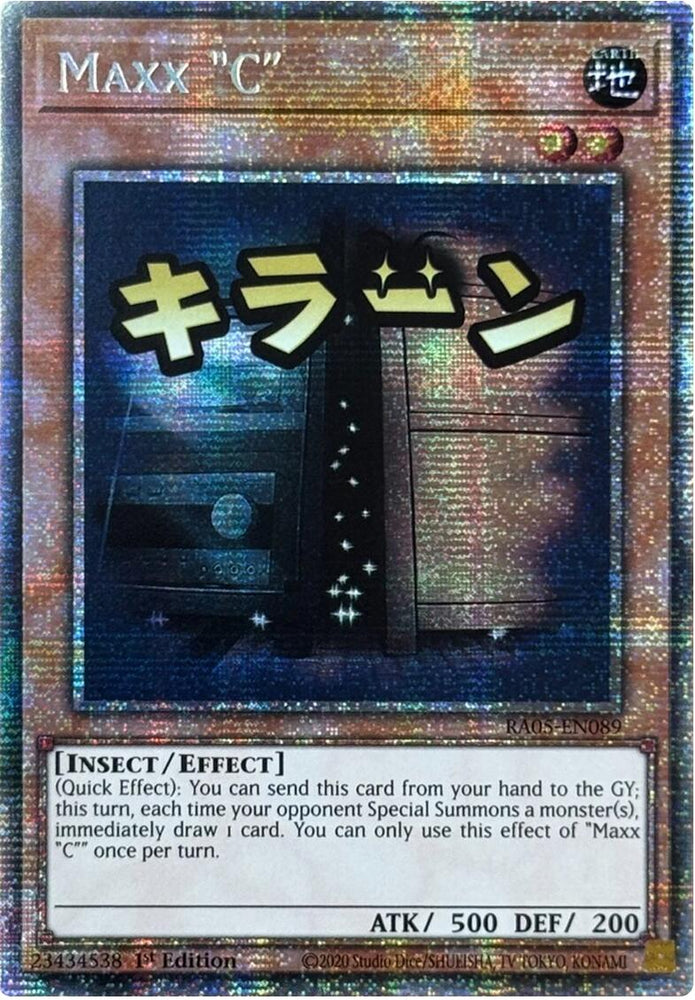 Maxx "C" (Starlight Rare) [RA05-EN089] Starlight Rare Yu-Gi-Oh!