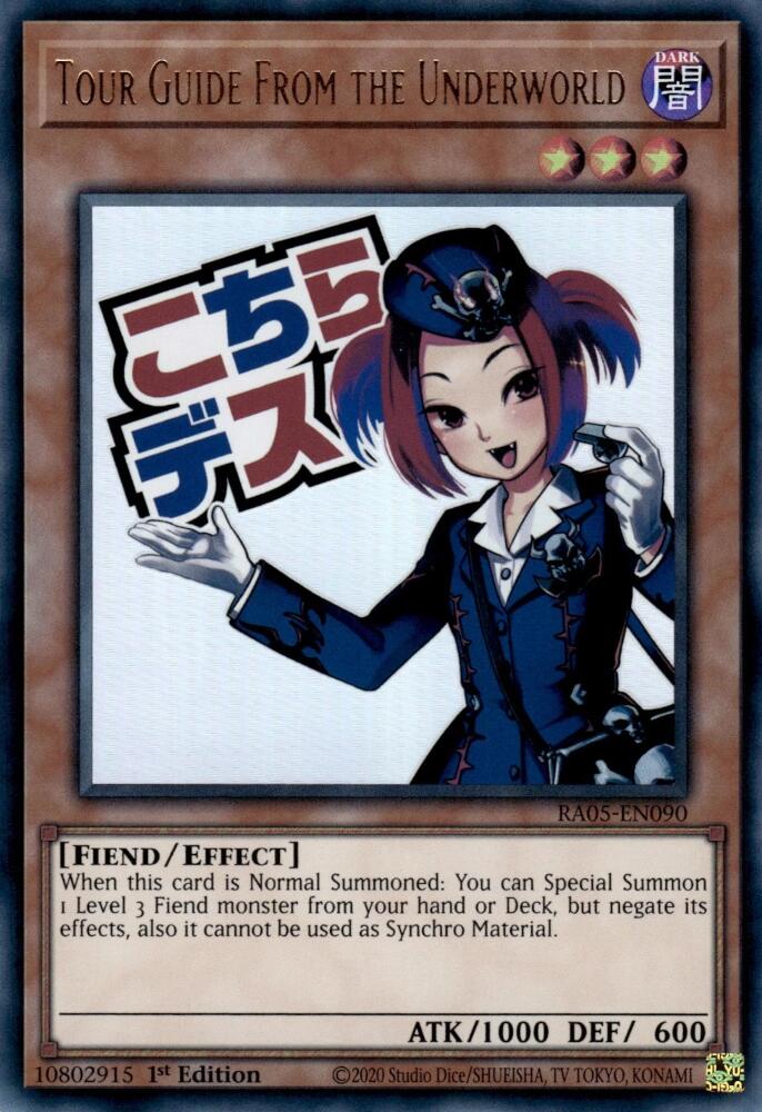 Tour Guide From the Underworld [RA05-EN090] Ultra Rare Yu-Gi-Oh!