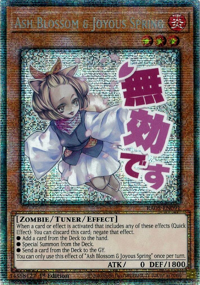 Ash Blossom & Joyous Spring (Starlight Rare) [RA05-EN091] Starlight Rare Yu-Gi-Oh!