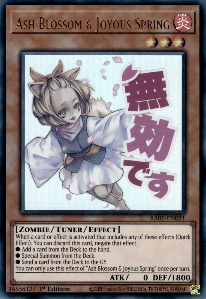 Ash Blossom & Joyous Spring [RA05-EN091] Ultra Rare Yu-Gi-Oh!
