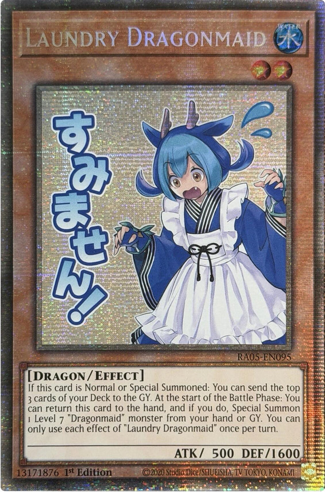 Laundry Dragonmaid (Starlight Rare) [RA05-EN095] Starlight Rare Yu-Gi-Oh!