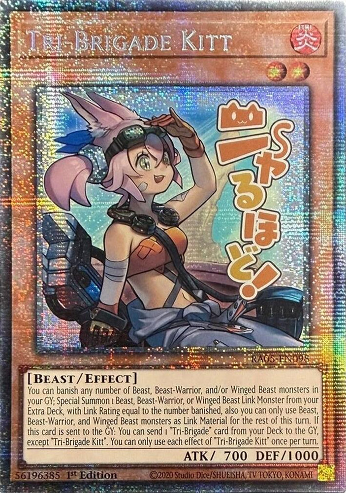 Tri-Brigade Kitt (Starlight Rare) [RA05-EN098] Starlight Rare Yu-Gi-Oh!