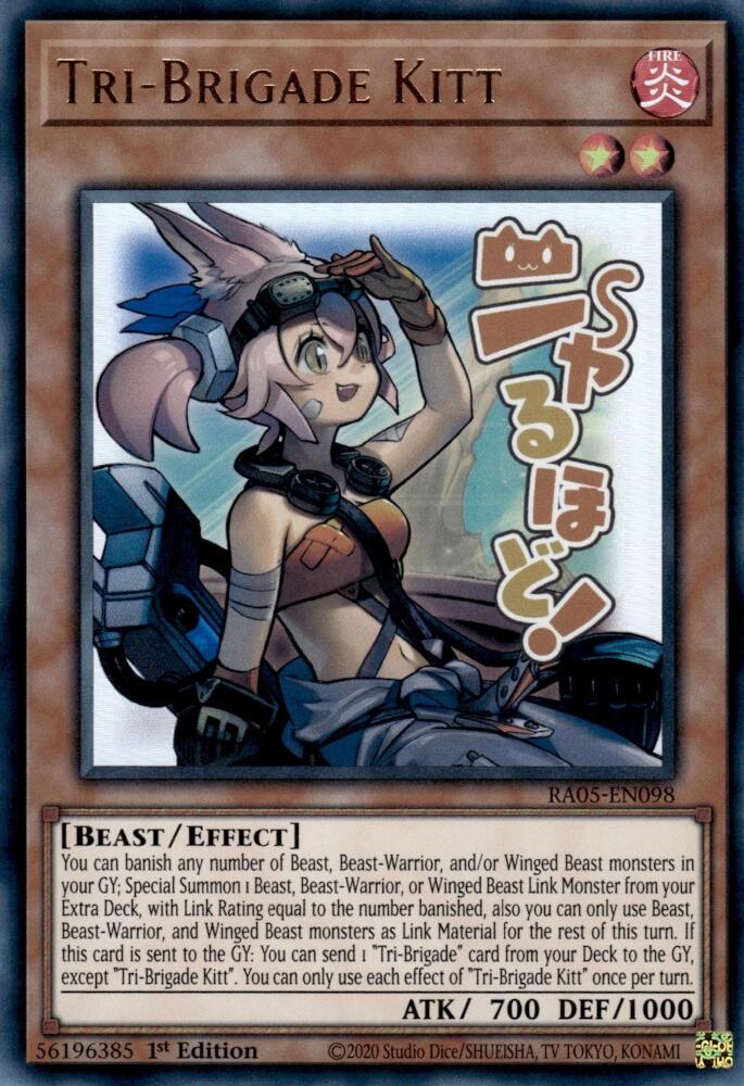 Tri-Brigade Kitt [RA05-EN098] Ultra Rare Yu-Gi-Oh!