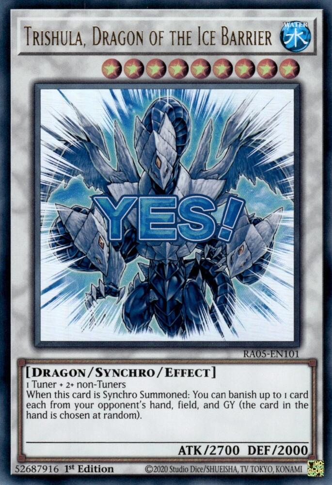 Trishula, Dragon of the Ice Barrier [RA05-EN101] Ultra Rare Yu-Gi-Oh!