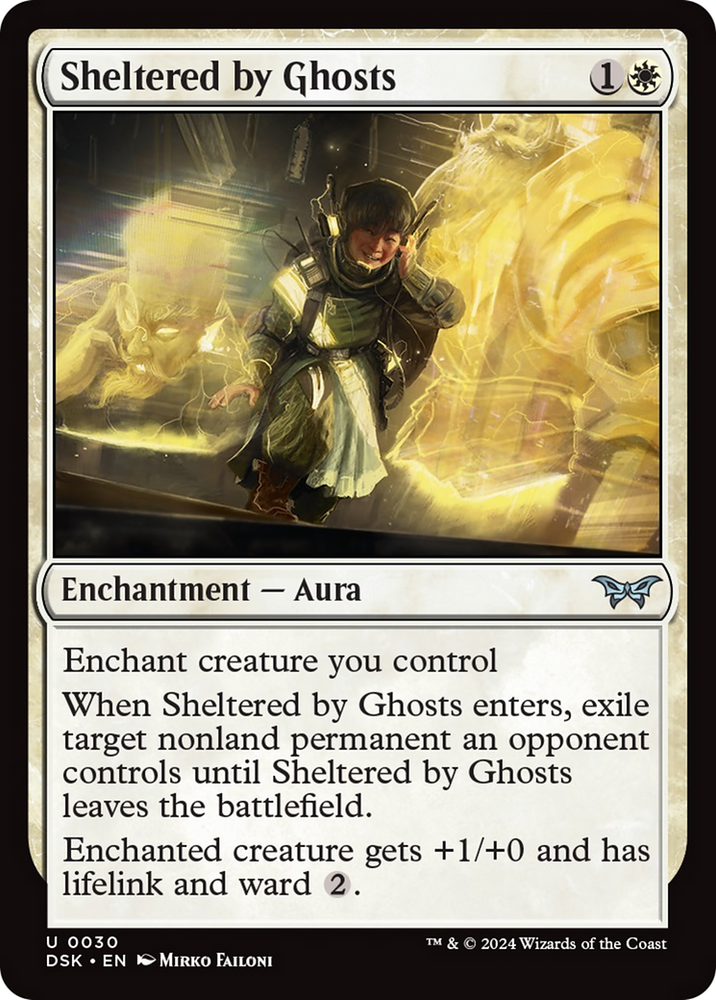 Sheltered by Ghosts [Duskmourn: House of Horror] Magic: The Gathering