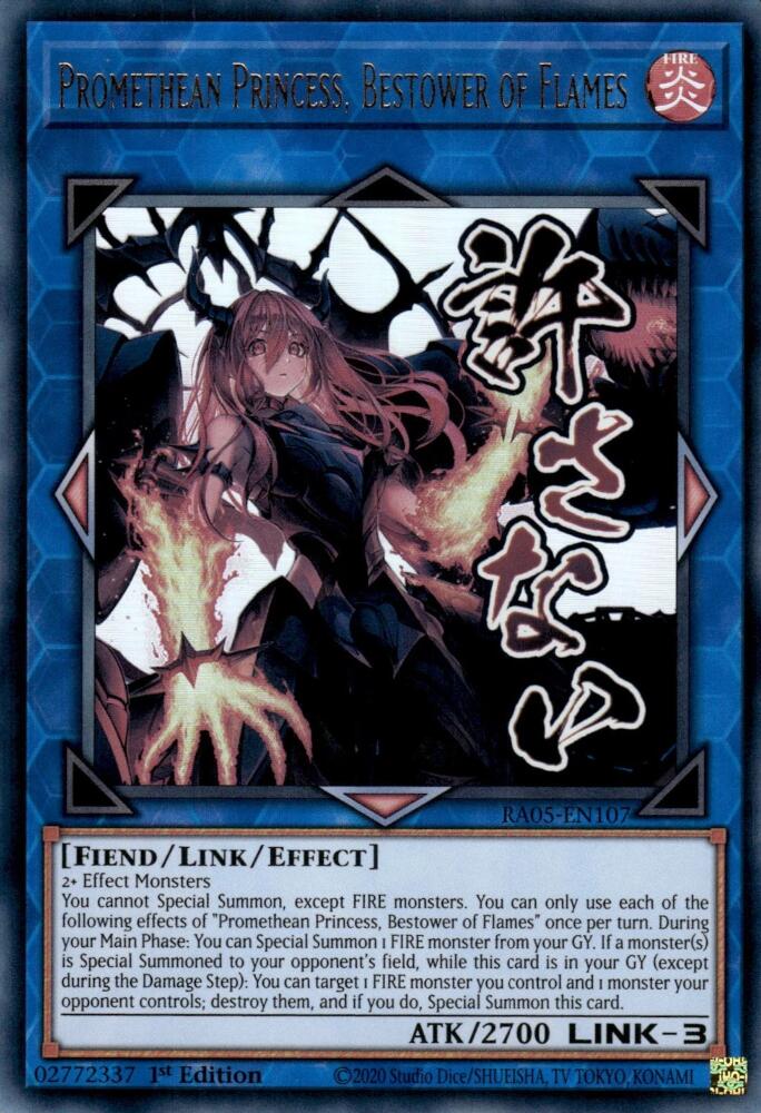 Promethean Princess, Bestower of Flames [RA05-EN107] Ultra Rare Yu-Gi-Oh!