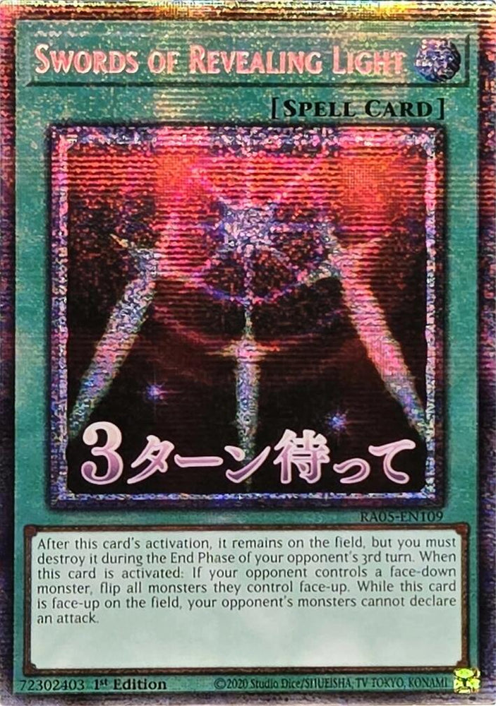 Swords of Revealing Light (Starlight Rare) [RA05-EN109] Starlight Rare Yu-Gi-Oh!