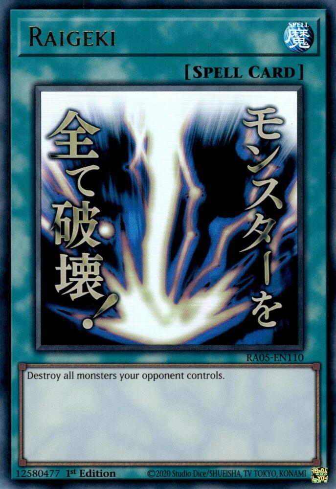 Raigeki [RA05-EN110] Ultra Rare Yu-Gi-Oh!