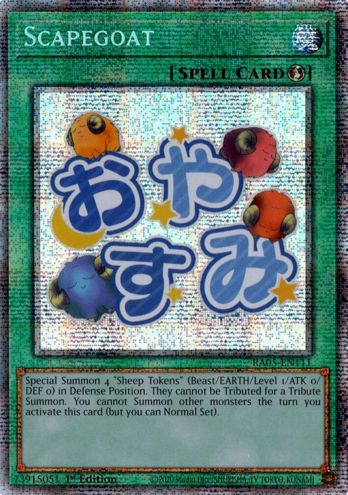 Scapegoat (Starlight Rare) [RA05-EN111] Starlight Rare Yu-Gi-Oh!