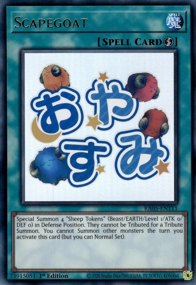 Scapegoat [RA05-EN111] Ultra Rare Yu-Gi-Oh!