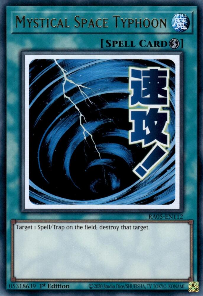 Mystical Space Typhoon [RA05-EN112] Ultra Rare Yu-Gi-Oh!