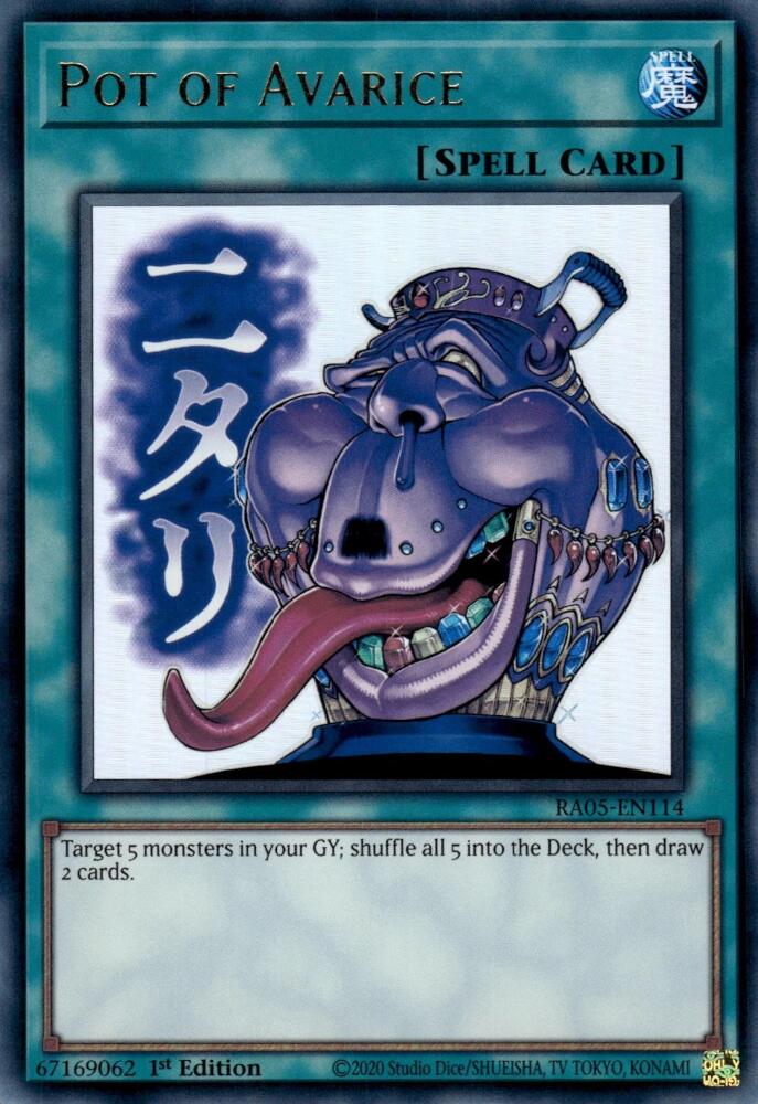 Pot of Avarice [RA05-EN114] Ultra Rare Yu-Gi-Oh!
