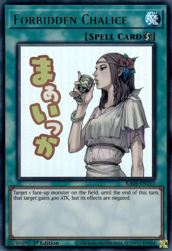 Forbidden Chalice [RA05-EN115] Ultra Rare Yu-Gi-Oh!