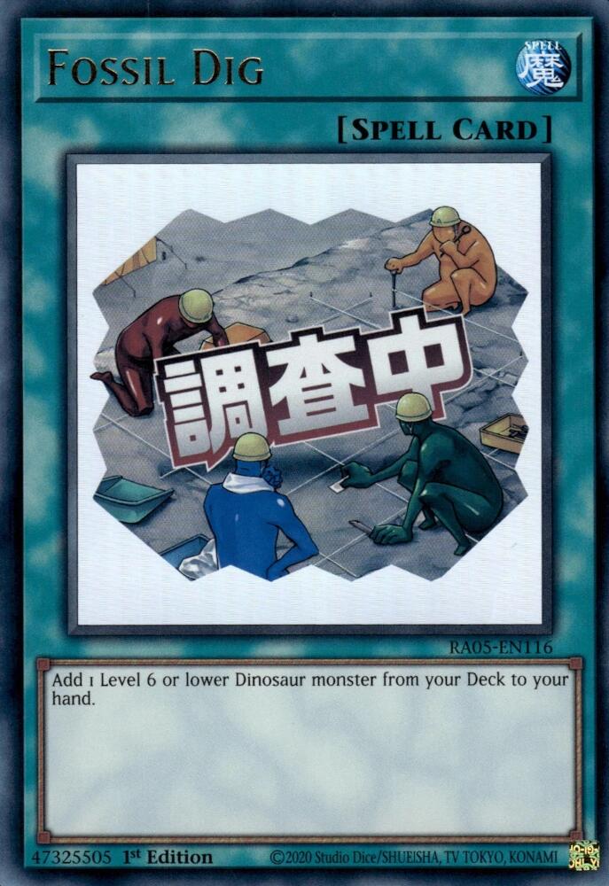 Fossil Dig [RA05-EN116] Ultra Rare Yu-Gi-Oh!