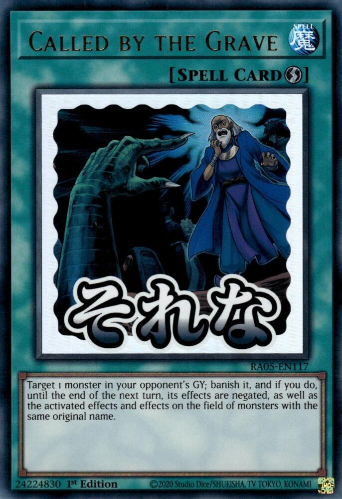 Called by the Grave [RA05-EN117] Ultra Rare Yu-Gi-Oh!