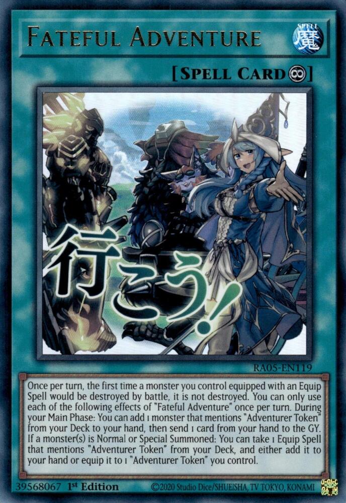 Fateful Adventure [RA05-EN119] Ultra Rare Yu-Gi-Oh!