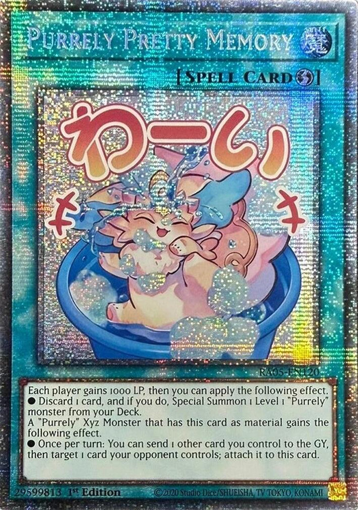 Purrely Pretty Memory (Starlight Rare) [RA05-EN120] Starlight Rare Yu-Gi-Oh!