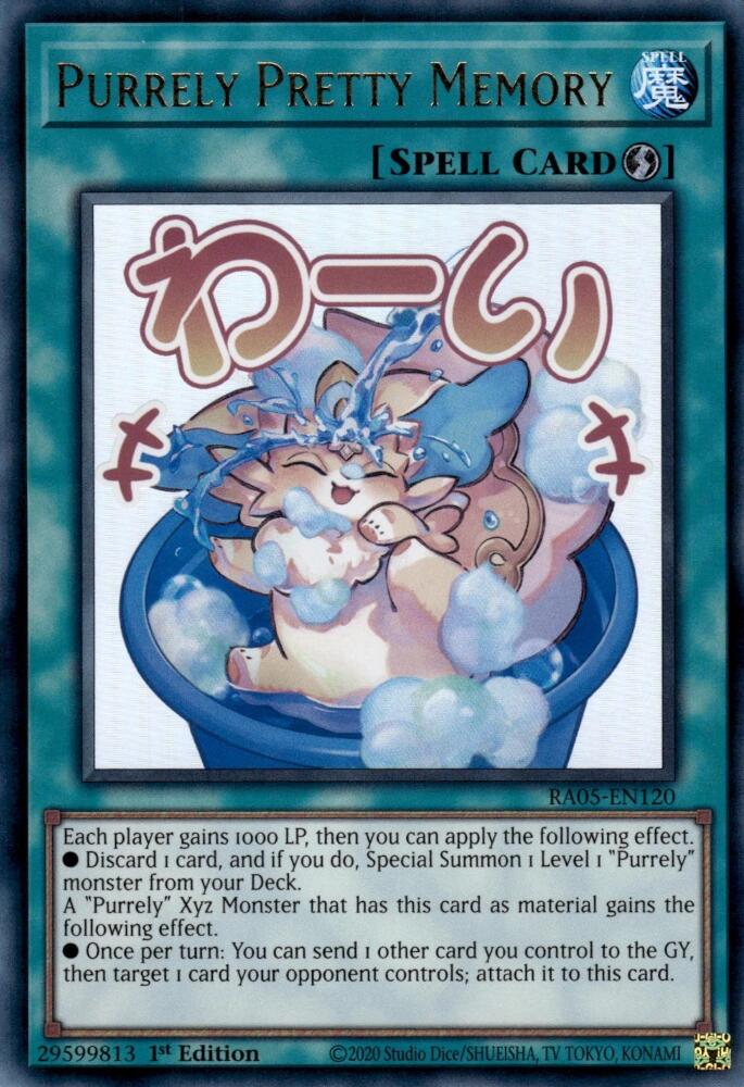 Purrely Pretty Memory [RA05-EN120] Ultra Rare Yu-Gi-Oh!