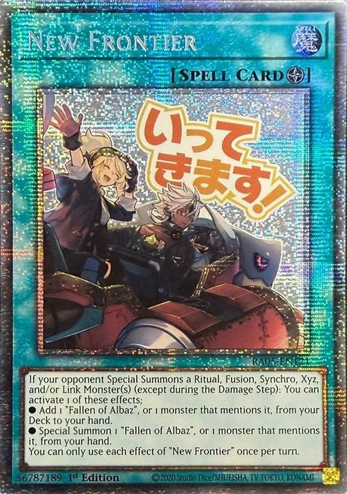 New Frontier (Starlight Rare) [RA05-EN121] Starlight Rare Yu-Gi-Oh!