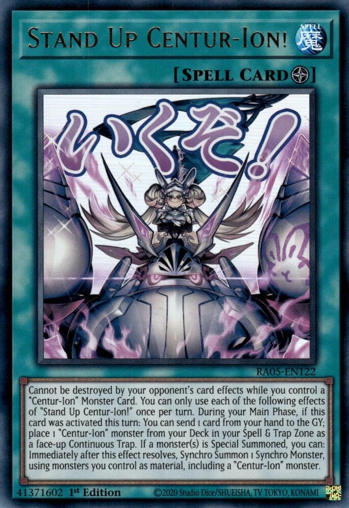 Stand Up Centur-Ion! [RA05-EN122] Ultra Rare Yu-Gi-Oh!