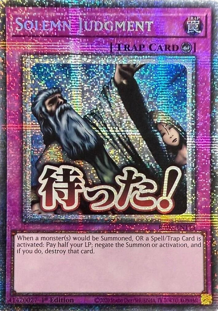Solemn Judgment (Starlight Rare) [RA05-EN124] Starlight Rare Yu-Gi-Oh!
