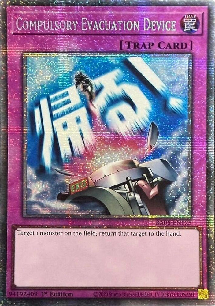 Compulsory Evacuation Device (Starlight Rare) [RA05-EN125] Starlight Rare Yu-Gi-Oh!