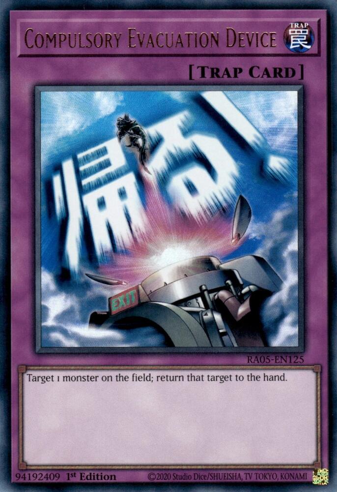 Compulsory Evacuation Device [RA05-EN125] Ultra Rare Yu-Gi-Oh!