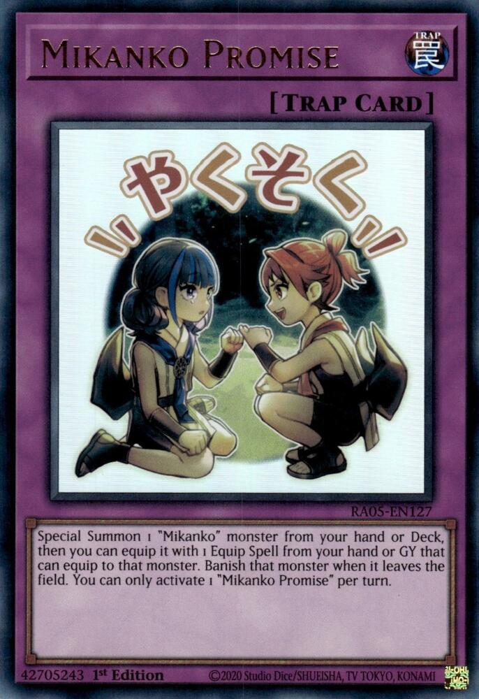 Mikanko Promise [RA05-EN127] Ultra Rare Yu-Gi-Oh!