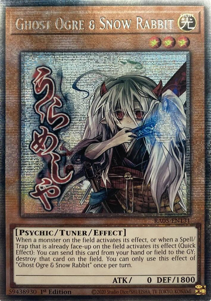 Ghost Ogre & Snow Rabbit (Starlight Rare) [RA05-EN131] Starlight Rare Yu-Gi-Oh!