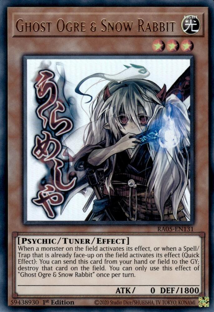 Ghost Ogre & Snow Rabbit [RA05-EN131] Ultra Rare Yu-Gi-Oh!