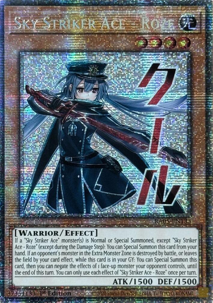Sky Striker Ace - Roze (Starlight Rare) [RA05-EN133] Starlight Rare Yu-Gi-Oh!